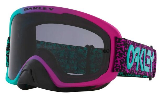 Oakley O Frame Goggle 2.0 Pro MX Celeste Purple Viper Room - Lens Dark Grey