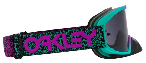 Oakley O Frame Goggle 2.0 Pro MX Celeste Purple Viper Room - Lens Dark Grey