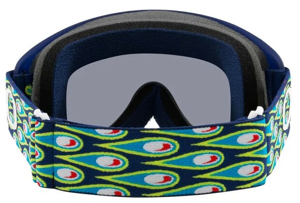 Oakley O Frame Goggle 2.0 Pro XS MX TLD Speed Bubbles Blue - Lens Dark Grey