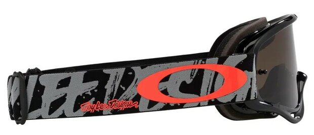 Oakley O Frame Goggle 2.0 MX TLD Painted Black - Lens Dark Grey