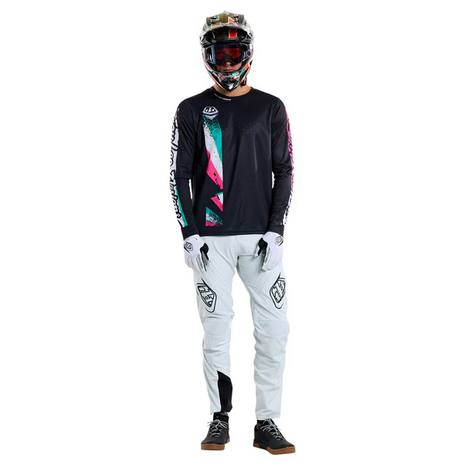 TLD Sprint Jersey Full Pull Black 2025