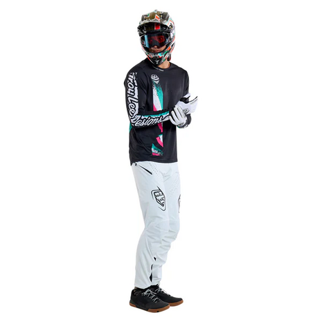 TLD Sprint Jersey Full Pull Black 2025