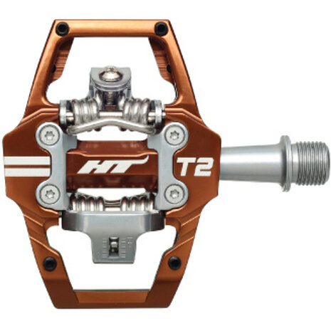 HT T2 SX BMX Pedal Root Beer