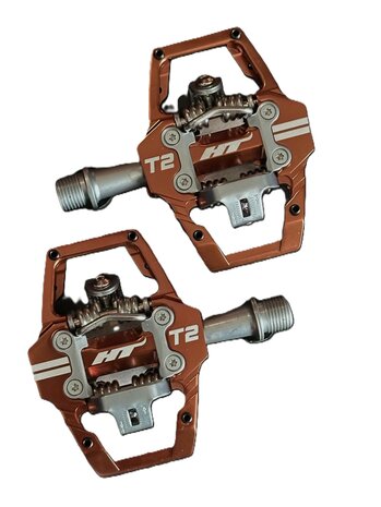 HT T2 SX BMX Pedal Root Beer