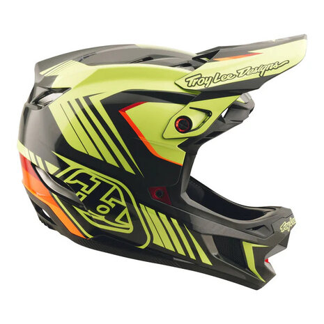 TLD D4 Polyacrylite Helm Qualifier Black-Yellow Najaar 2025
