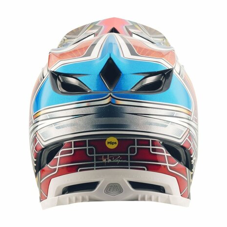 TLD D4 Carbon Helm Lowrider Blue Najaar 2025