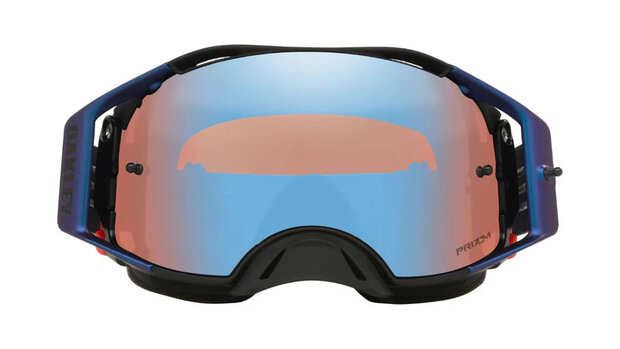 Oakley Airbrake MX Grey Strike bril met Prizm MX Sapphire Iridium lens – vooraanzicht