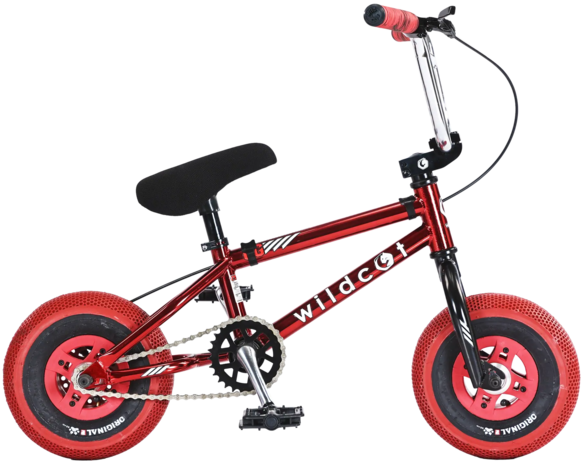 Wildcat OG3A Mini BMX Bike Royal Red - Zijaanzicht