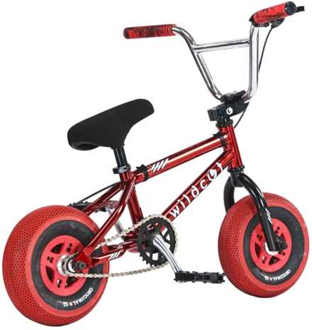 Wildcat OG3A Mini BMX Bike Royal Red achter - aanzicht