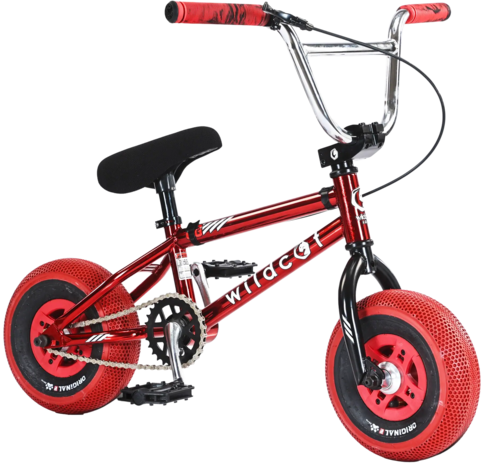 Wildcat OG3A Mini BMX Bike Royal Red -  Vooraanzicht.