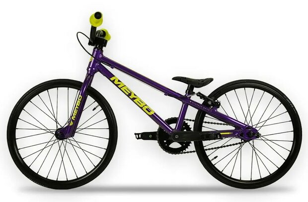 Meybo 2026 Rascal Bike Purple/NeonYellow Micro 18 - Zijaanzicht Andere kant