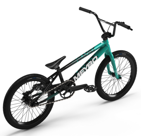 Meybo 2026 Clipper Bike Black/Green/White - Achteraanzicht