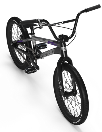 Meybo 2026 Superclass Bike BlackGreyPurple - Boven