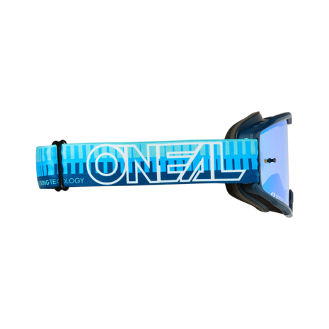 O'Neal B-10 Goggle STRIPED Blue/blue - Lens Radium Blue