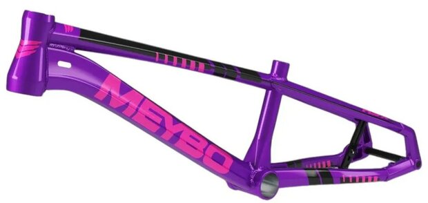 Meybo HSX Alloy 2026 Bmx Race Frame Purple/Pink/Black