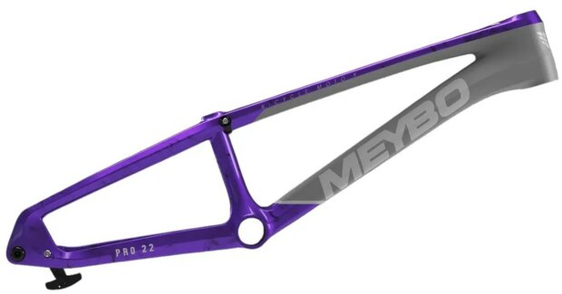 Meybo HSX Carbon 2026 Bmx Race Frame Matt  Grey/Grey/Purple