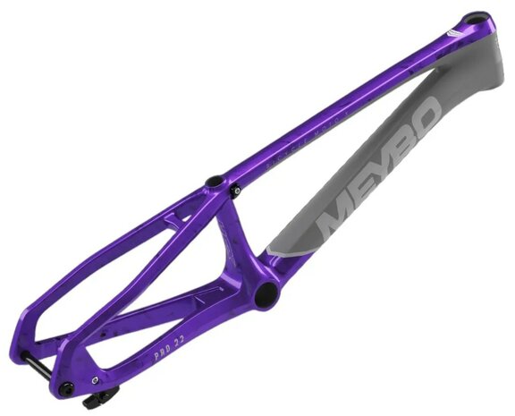 Meybo HSX Carbon 2026 Bmx Race Frame Matt  Grey/Grey/Purple