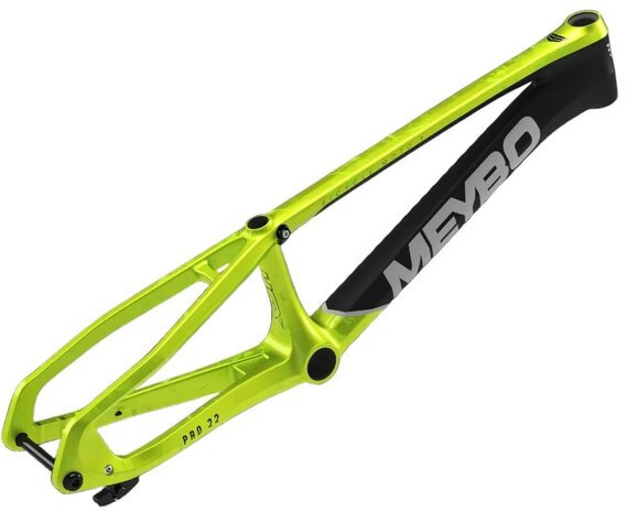 Meybo HSX Carbon 2026 Bmx Race Frame Matt  Black/Black/Green