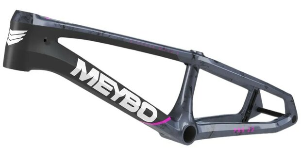 Meybo HSX Carbon 2026 Bmx Race Frame Black/Pink/Grey