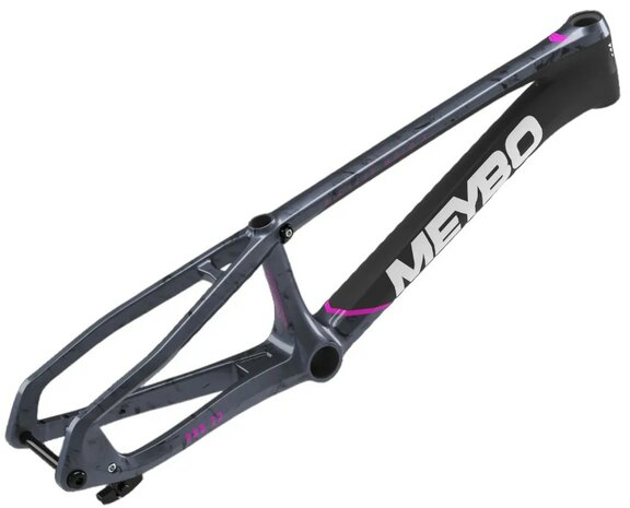Meybo HSX Carbon 2026 Bmx Race Frame Black/Pink/Grey