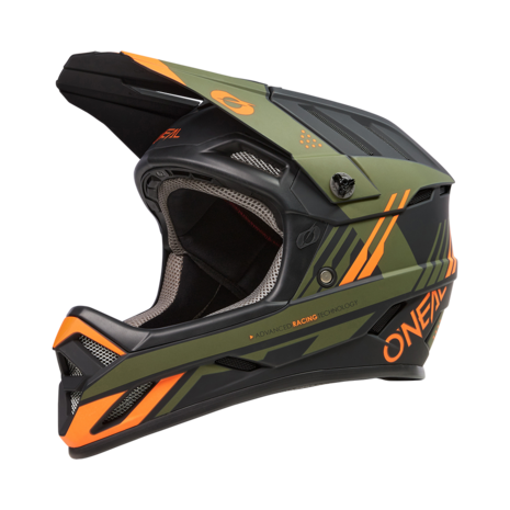 O'Neal Backflip Helm Strike Black/Orange/Olive V.23