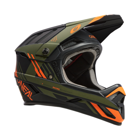 O'Neal Backflip Helm Strike Black/Orange/Olive V.23