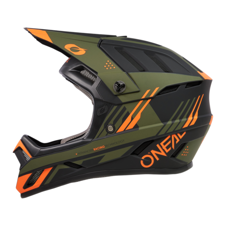 O'Neal Backflip Helm Strike Black/Orange/Olive V.23