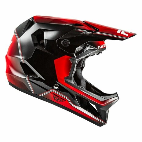 FLY Rayce Repeat Helm Black/Red Side