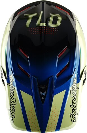 TLD D4 Composite Helm Drip Yellow 2025