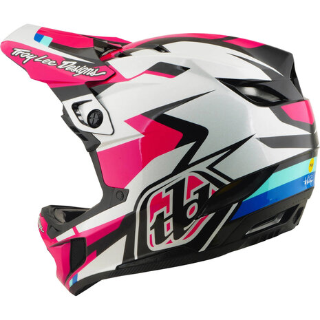 TLD D4 Polyacrylite MIPS Helmet Roamer - Magenta 2026 Side Left