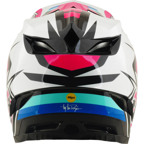 TLD D4 Polyacrylite MIPS Helmet Roamer - Magenta 2026 Back