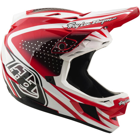 TLD D4 Polyacrylite MIPS Helmet The Line - Fire/White 2026 Other