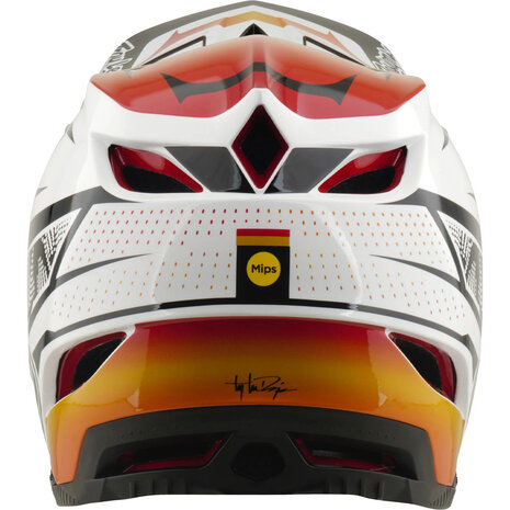 TLD D4 Composite MIPS Helmet Lined Up - White 2026 Back
