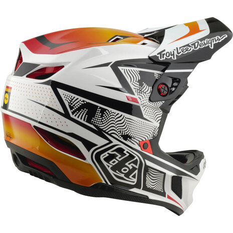 TLD D4 Composite MIPS Helmet Lined Up - White 2026 Side Right