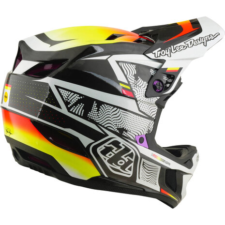 TLD D4 Carbon MIPS Helmet Lined Up - Black 2026Side Right