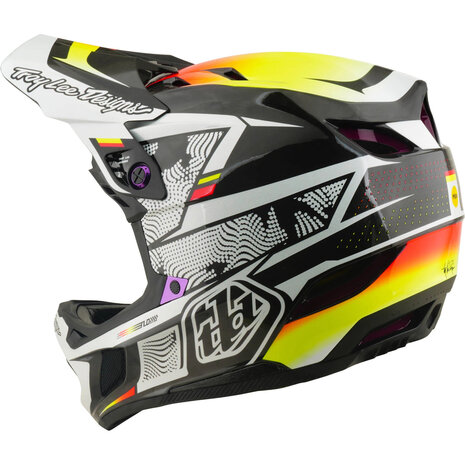 TLD D4 Carbon MIPS Helmet Lined Up - Black 2026Side Left