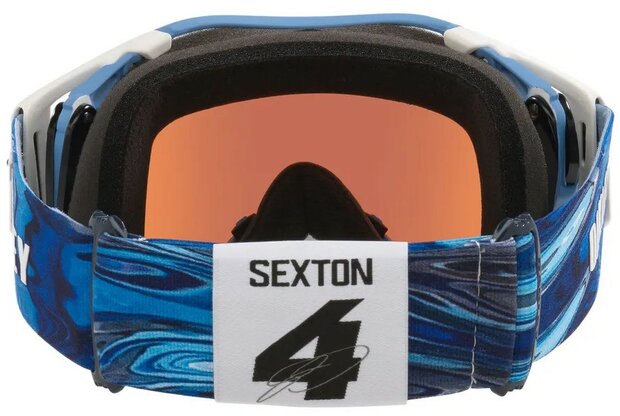 Oakley Airbrake MX Goggle Chase Sexton Signature (26) - Prizm Sapphire Lens Back