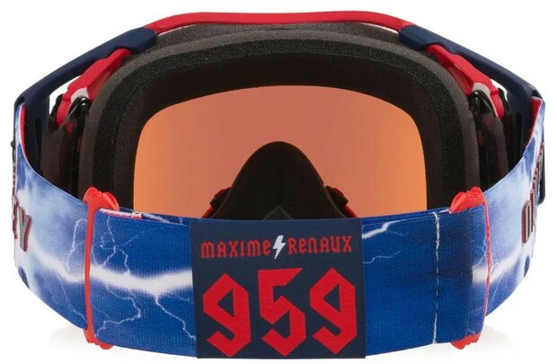 Oakley Airbrake MX Goggle Maxime Renaux Signature (26) - Prizm Sapphire Lens Back