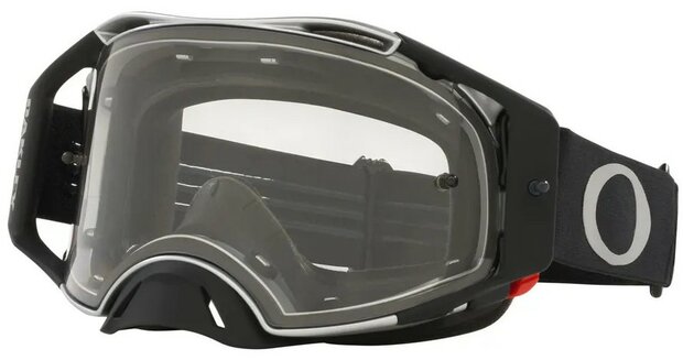 Oakley Airbrake MX Tuff Blocks Black Gunmetal Front