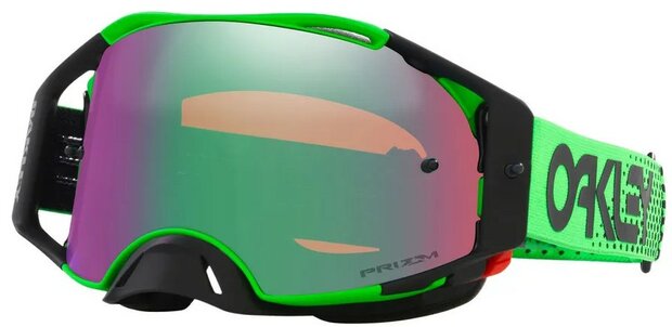 Oakley Airbrake Moto Green B1B - Jade Prizm Iridium lens Front