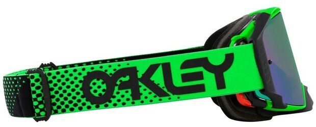 Oakley Airbrake Moto Green B1B - Jade Prizm Iridium lens Side right