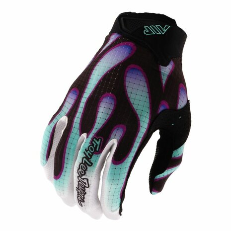 TLD Air Glove Overspray White/violet 2026 front