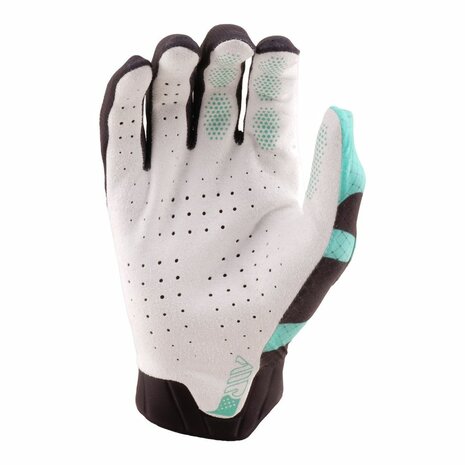 TLD Air Glove Cyclops Carbon/Real Teal 2026 Back