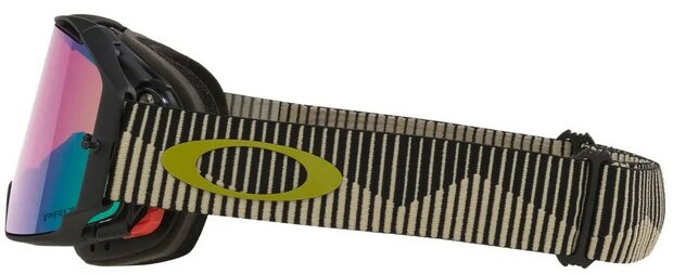 Oakley Airbrake MTB Goggle Black Mist - Prizm Jade Lens Side