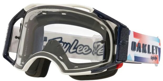 Oakley Airbrake MTB Goggle TLD ICE White - Clear Lens Front