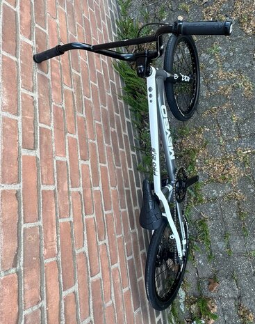 Meybo Holeshot Grey/White BMX Fiets Pro 21.5