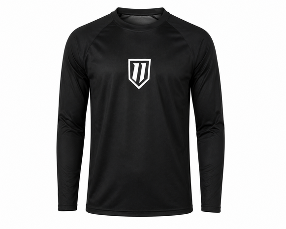 Insanity Industries Solid BMX Shirt Black Front