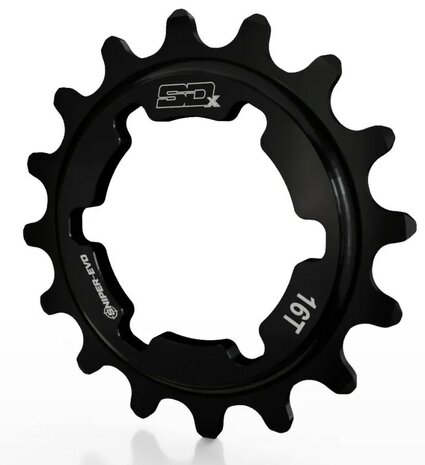 SD-X Sniper Evo Alloy Cog Black
