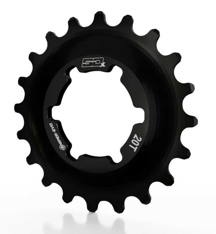SD-X Sniper Evo Alloy Cog Black