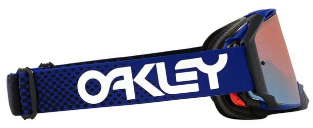 Oakley Airbrake MX Moto Blue B1B - Prizm Sapphire Lens Side right